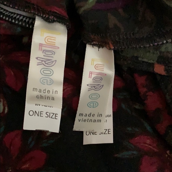 2 pairs LulaRoe OS leggings - Picture 2 of 2